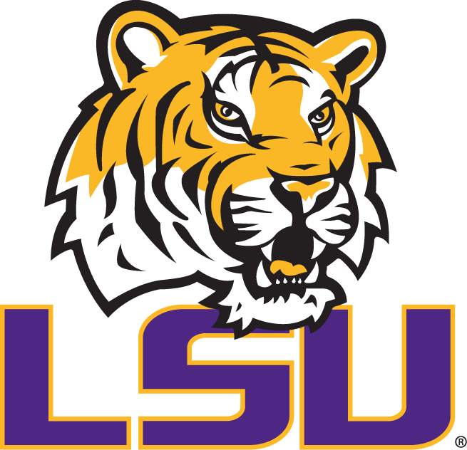 LSU Tigers logos iron-ons